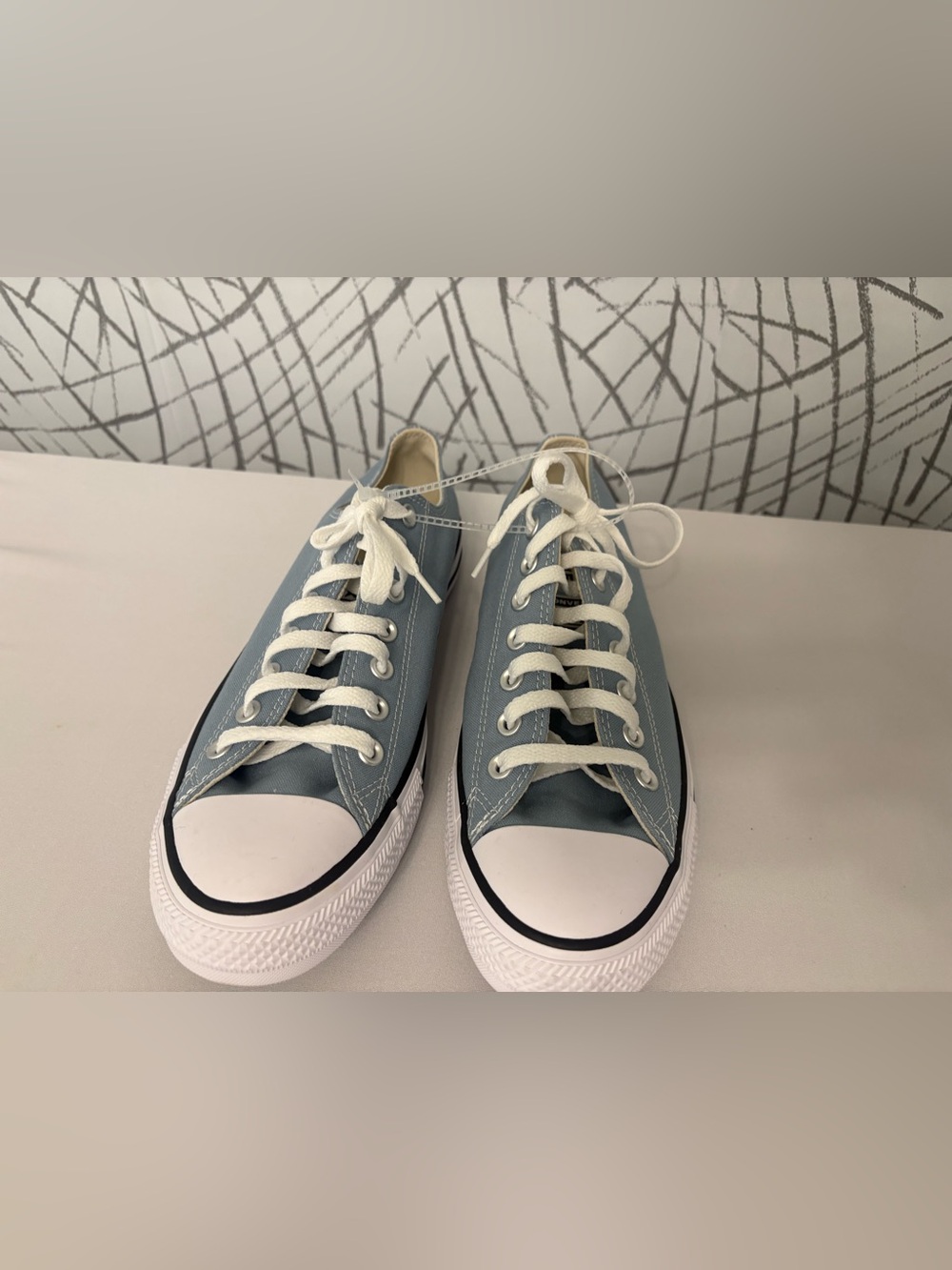 Converse Chuck Taylor All Star low-top sneakers in a light blue - Picture 2 of 11